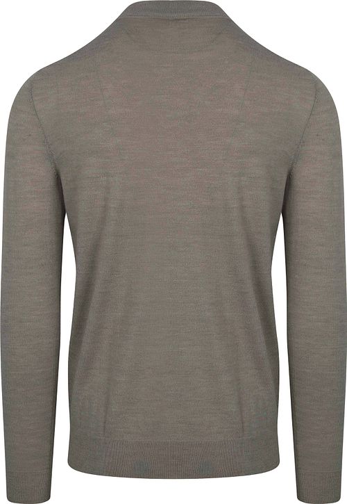 Profuomo Turtleneck Pullover Merino Green Product / Achterkant