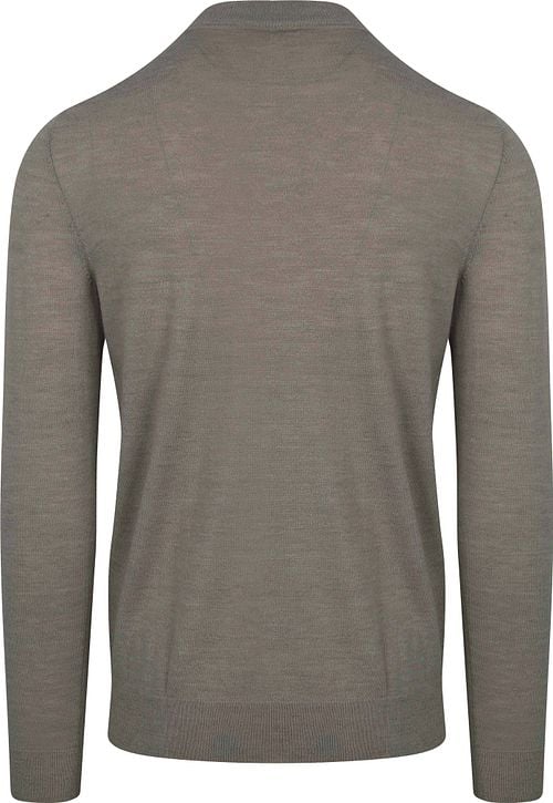 Profuomo Turtleneck Trui Merino Groen Product / Achterkant
