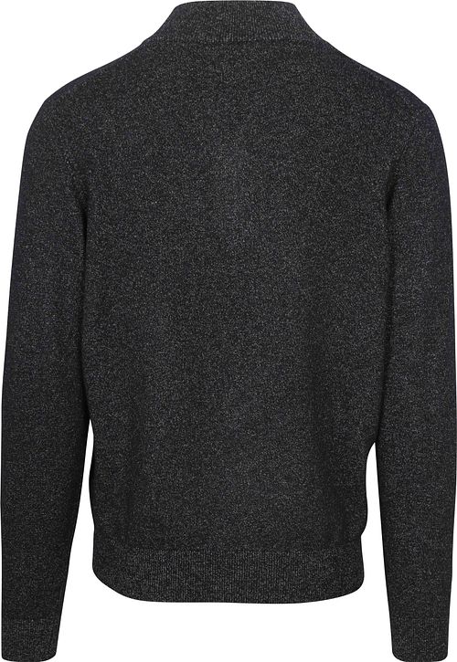 NZA Half Zip Sweater Christopher Melange Navy Product / Achterkant