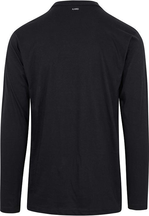 Alan Red T-shirt Virginia Black Longsleeve 2-pack Product / Achterkant