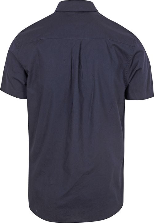 Lyle and Scott Short Sleeves Hemd Poplin Navy Product / Achterkant