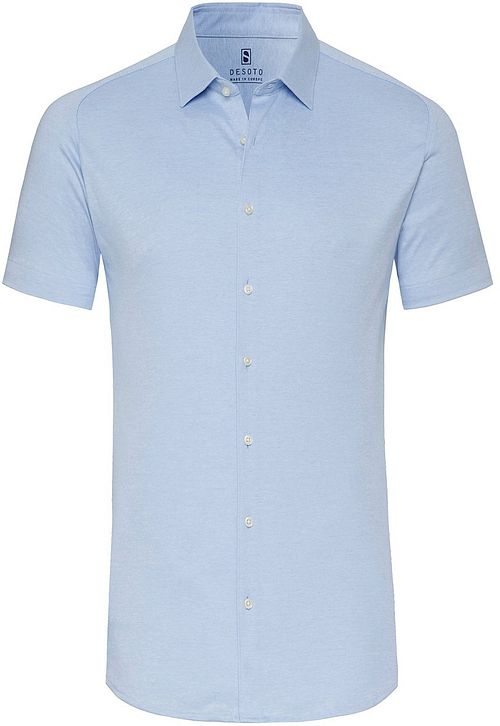 Desoto Short Sleeve Jersey Chemise Bleu Clair Product
