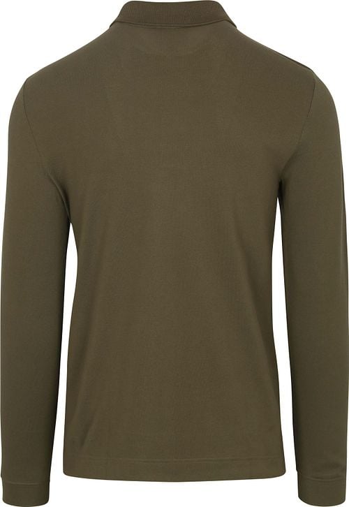 Lacoste Poloshirt Lange mouwen Donkergroen