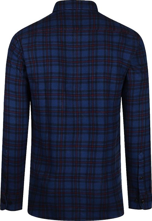 McGregor Overshirt Tartan Checks Dark Blue Product / Achterkant