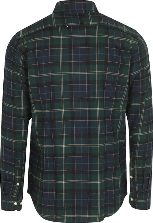 Chemise Barbour Fortrose Verte Foncé Product / Achterkant