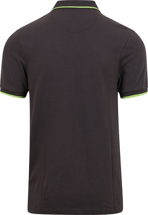Suitable Fluo B Poloshirt Anthrazit Product / Achterkant