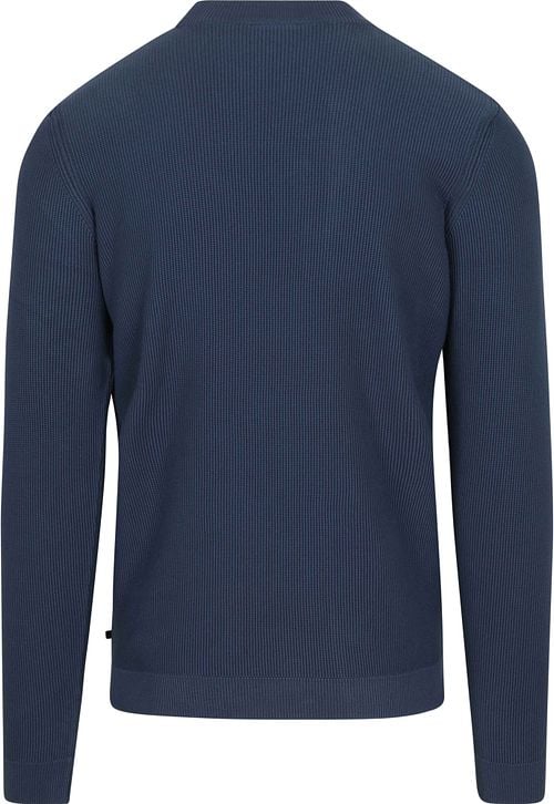 Suitable Respect Pullover Mamase Mid Blau Product / Achterkant