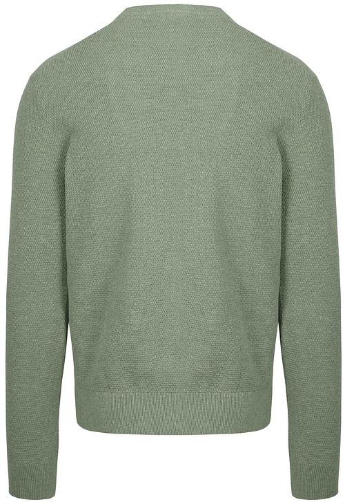 Suitable Trui Structuur Groen Product / Achterkant