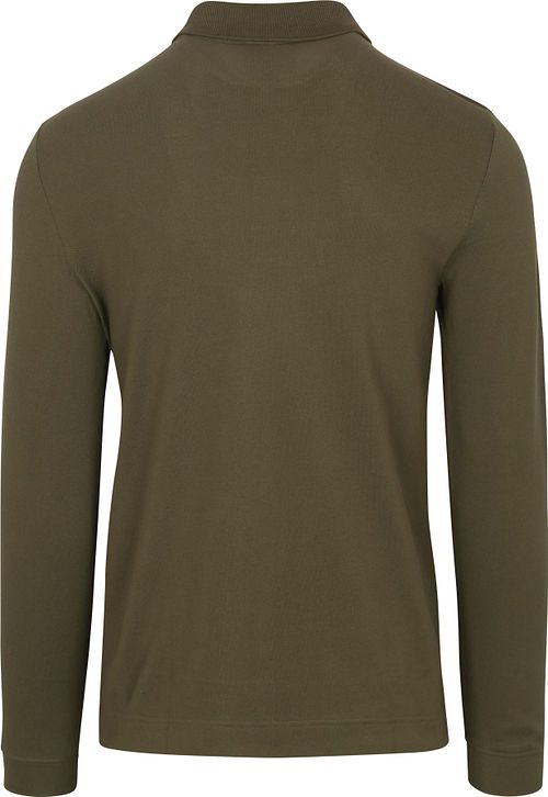 Lacoste Polo à Manches Longues Vert Olive