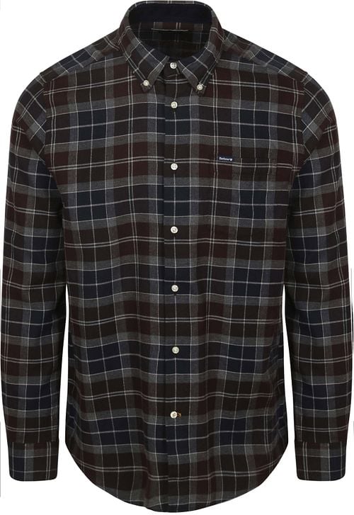 Barbour Fortrose Hemd Tartan Navy Braun