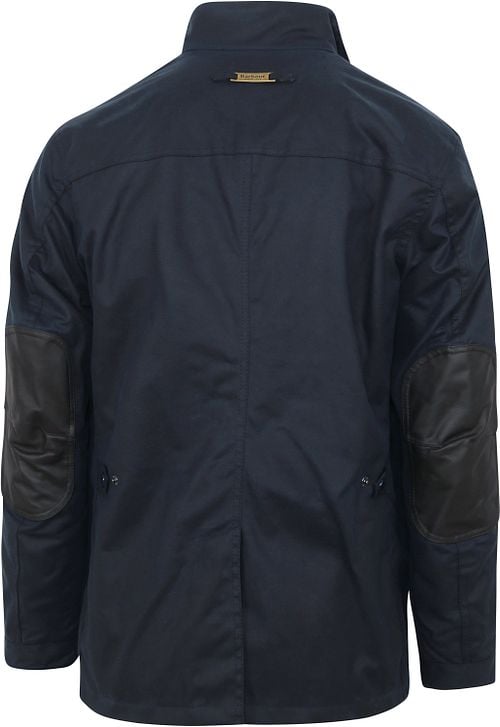 Barbour Wax Jacket Ogston Dark Blue Product / Achterkant
