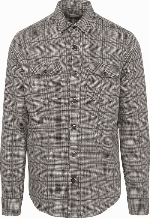 Blue Industry Overshirt Print Brown Product