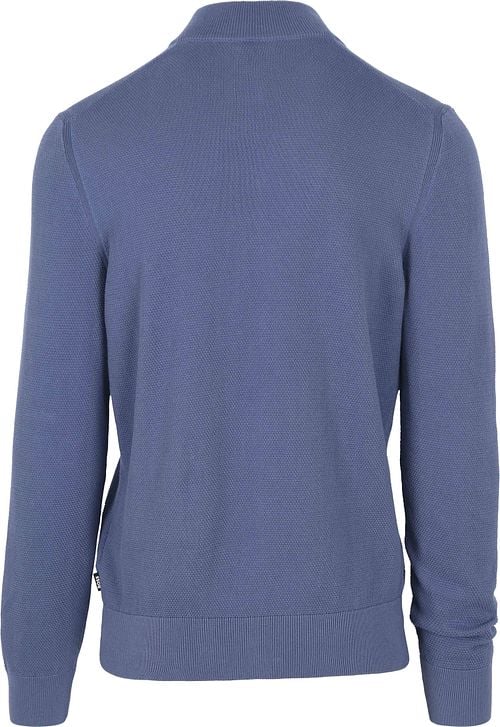 BOSS Ebrando-P Half Zip Sweater Blue Product / Achterkant
