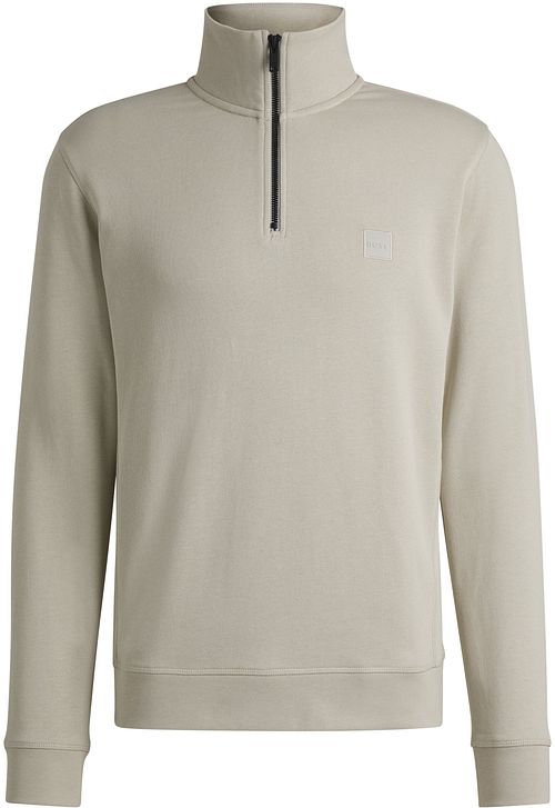 BOSS Zetrust Half Zip Sweater Light Beige Product