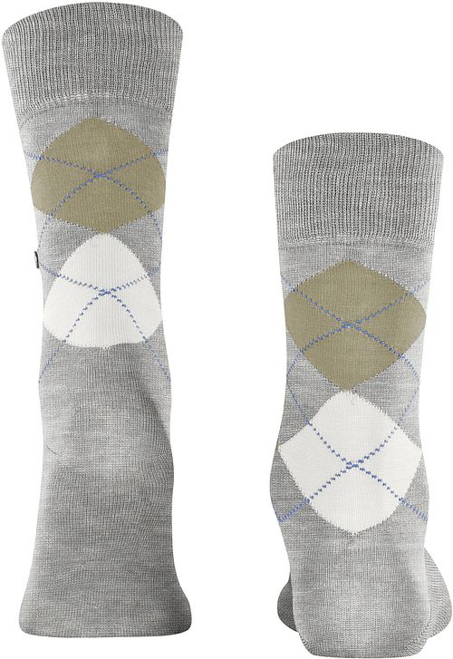 Burlington Manchester Socks Grey 3623 Product / Achterkant