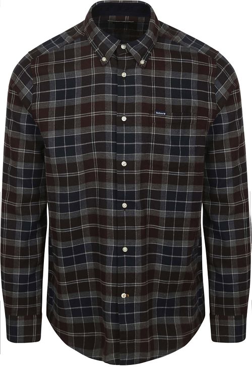 Chemise Barbour Fortrose Tartan Marine Marron