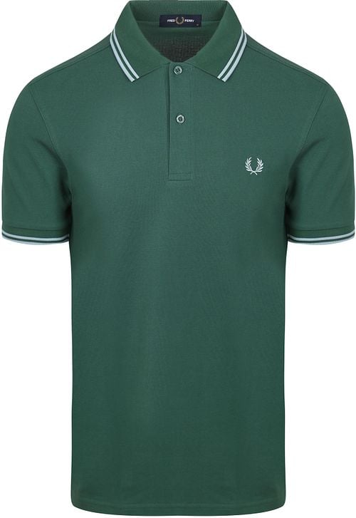 Fred Perry Polo Twin Tipped M3600 Groen Z59 Product