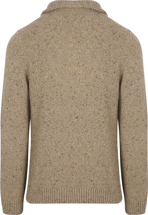 Gant Mocker Pullover Wool Blend Sand