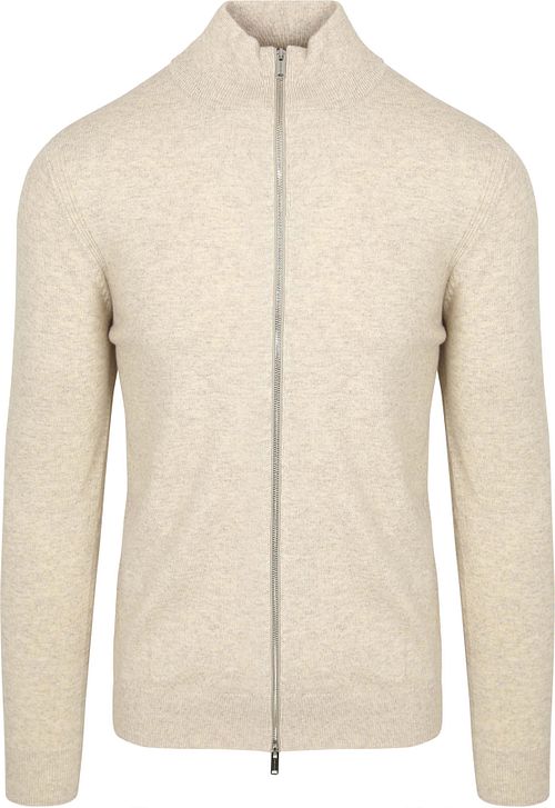 Profuomo Cardigan Merino Wool Ecru Product