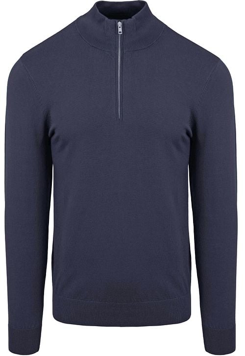 Profuomo Half Zip Pullover Luxury Navy Product