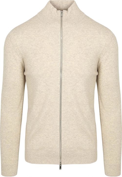 Profuomo Vest Merinowol Ecru Product