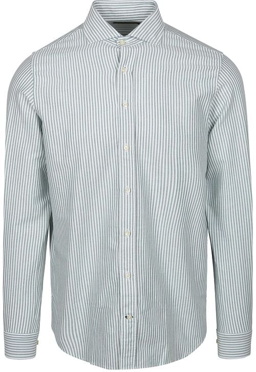 Steppin' Out Shirt Oxford Stripes Light Green Product