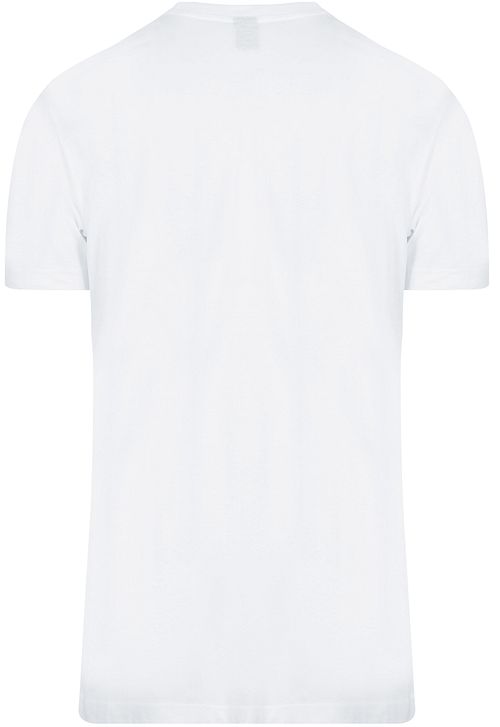 Suitable Obra T-Shirt à Col Rond Haut Blanc 2-Pack Product / Achterkant