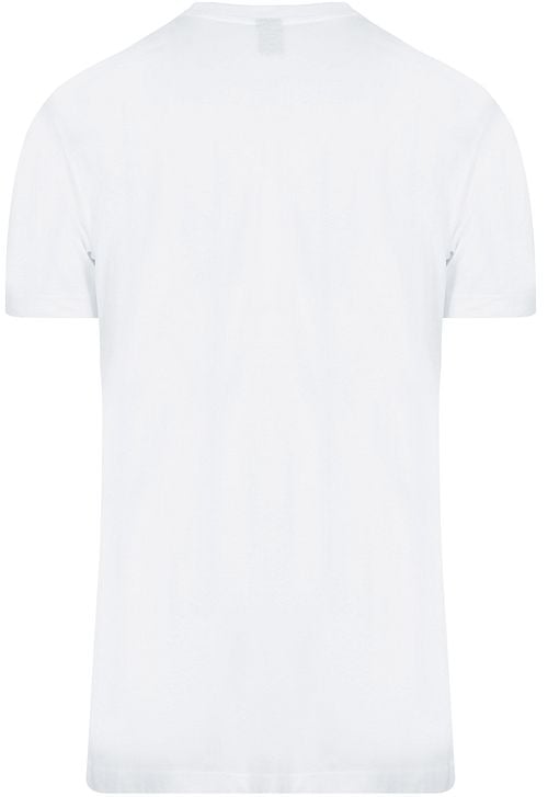 Suitable Obra T-Shirt Hoher Rundhalsausschnitt Weiß 6-Pack Product / Achterkant