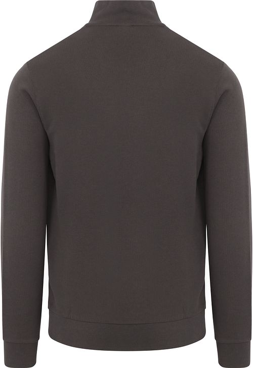 Lyle & Scott Half Zip Pull Tonal Antraciet Product / Achterkant