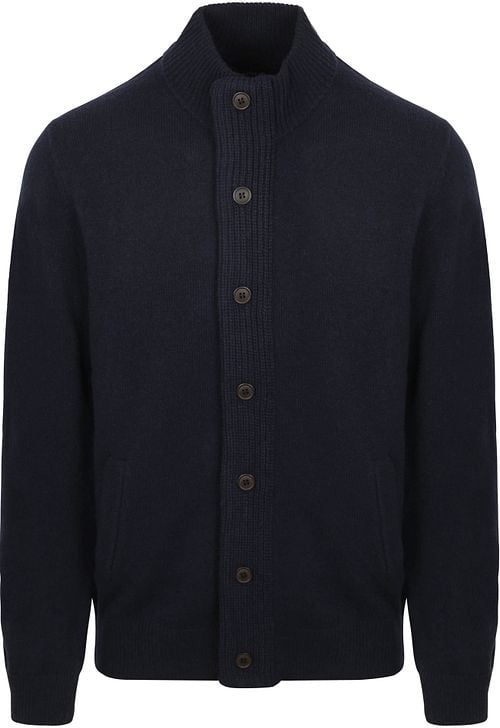 Barbour Cardigan Patch Navy Product
