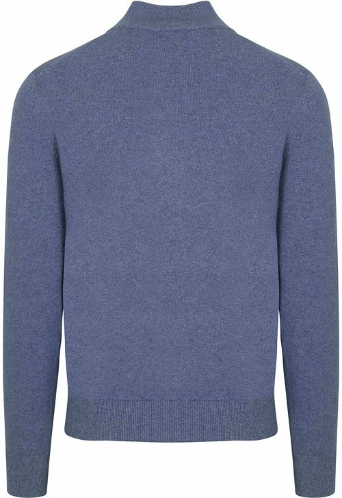 NZA Half Zip Pullover Christopher Melange Soft Blue Product / Achterkant