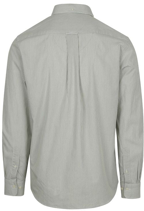 Gant Poplin Banker Shirt Stripe Green Product / Achterkant