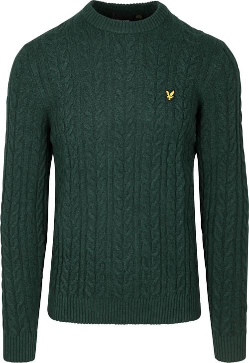Lyle & Scott Cable Pullover Dark Green Product