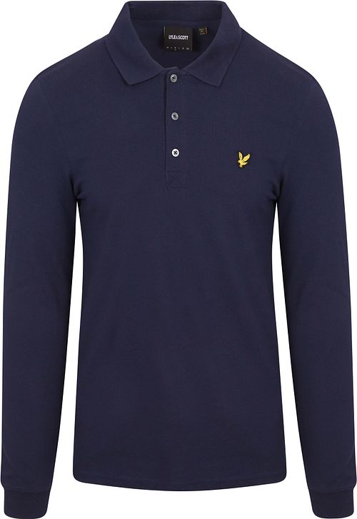 Lyle & Scott Polo à manches longues Bleu Marine Product