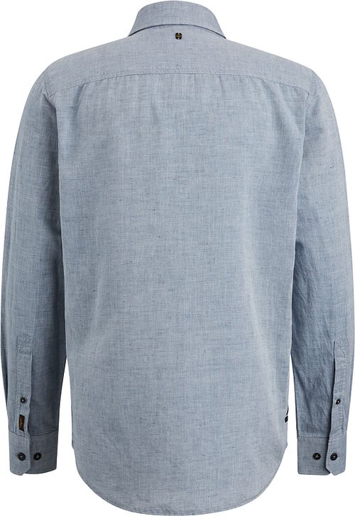 PME Legend Linen Shirt Light Blue Product / Achterkant