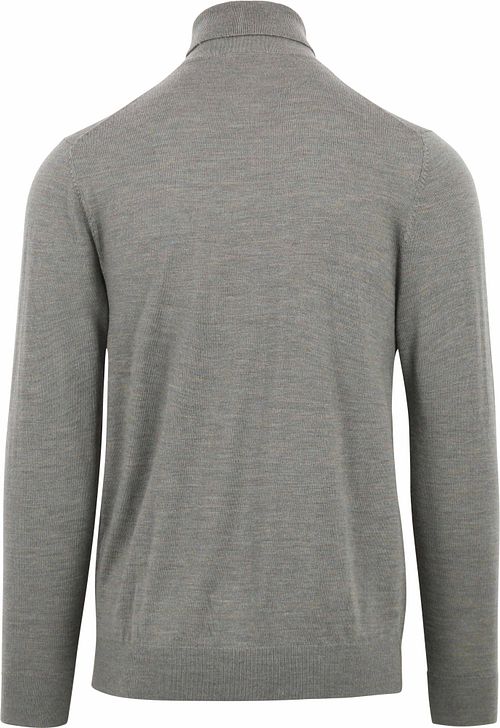 Profuomo Turtleneck Pullover Merino Green Product / Achterkant