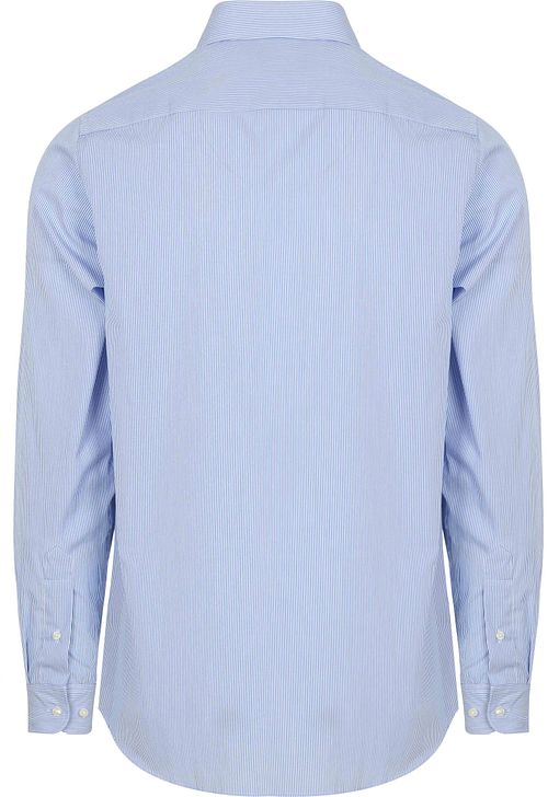 Steppin' Out Hemd Streifen Hellblau Product / Achterkant