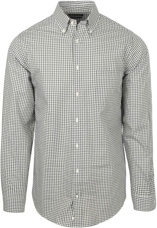 Steppin' Out Poplin Hemd Ruit Groen