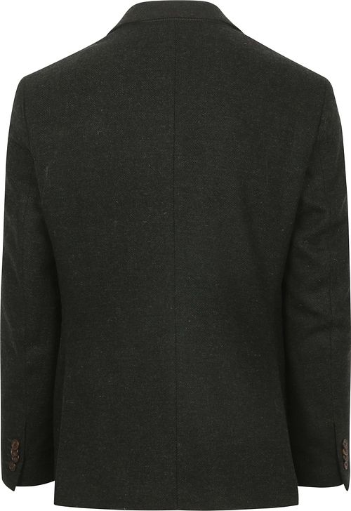Suitable Colbert Herringbone Laine Mérinos Vert Foncé