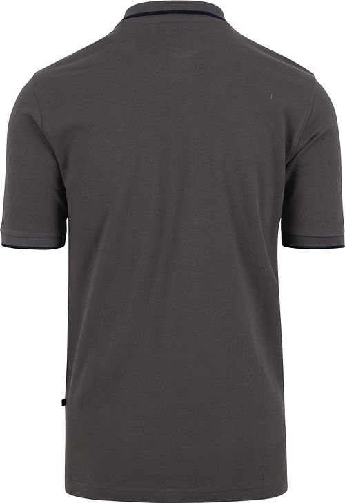 Suitable Respect Polo Shirt Tip Ferry Anthracite Product / Achterkant