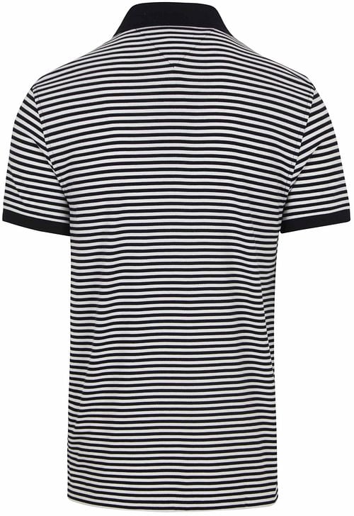 Tommy Hilfiger 1985 Polo Shirt Stripes Navy Product / Achterkant