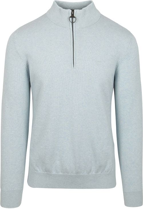 Barbour Half Zip Pullover Light Blue Product