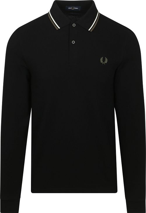 Fred Perry Longsleeve Polo Black W54 Product