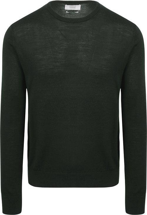 King Essentials The John Pull Merino Vert Foncé Product