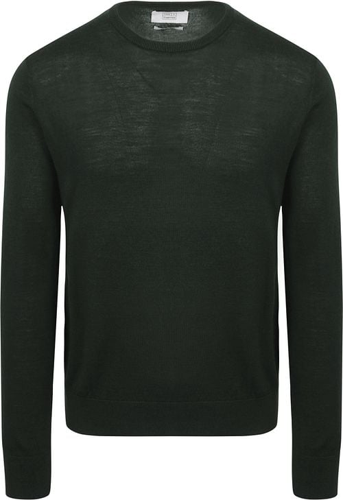 King Essentials The John Pullover Merino Donkergroen Product