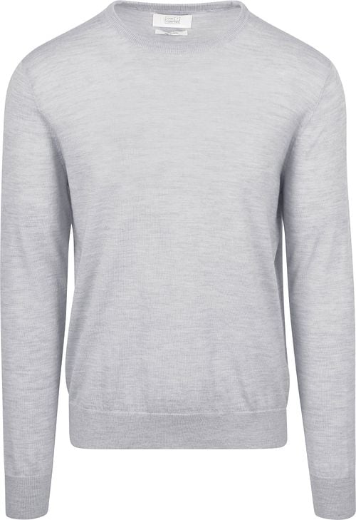 King Essentials The John Pullover Merino Lichtgrijs Product