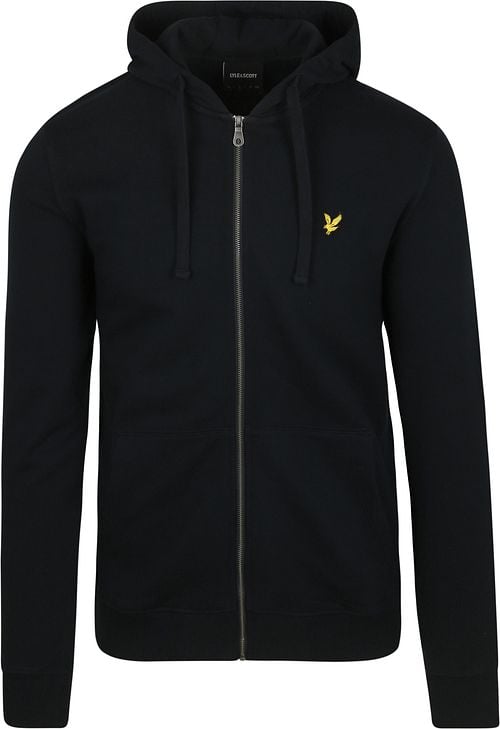 Lyle & Scott Cardigan Zip Hood Dark Navy Product