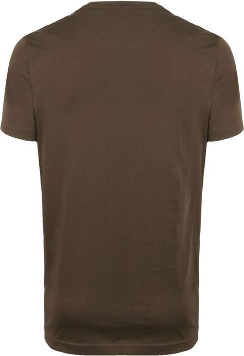 Lyle and Scott T-shirt Olive Product / Achterkant