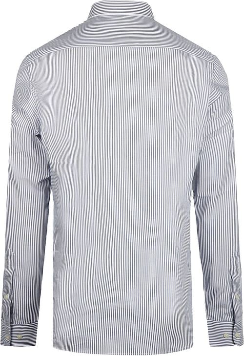 McGregor Overhemd Poplin Streep Blauw Product / Achterkant