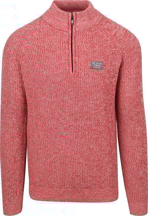 NZA Pull Drake Demi-Zip Rouge Product